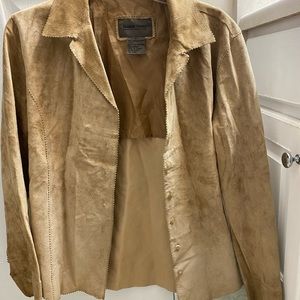 Brandon Thomas suede- leather top /jacket